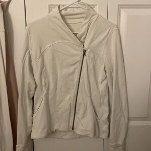 White lulu zip up